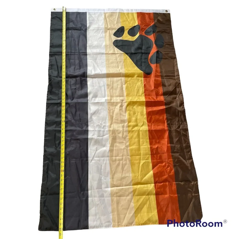 The International Bear Brotherhood Flag PRIDE LGBTQ Cub Otter 5’ x 3’‎